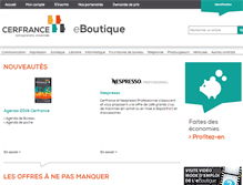 Tablet Screenshot of cerfrance-eboutique.com